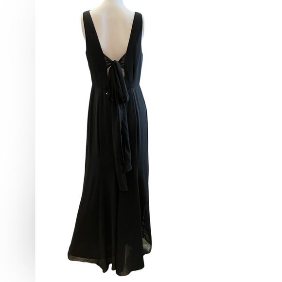 New~ SOCIAL BRIDESMAIDS ~ 8194 Long Chiffon Maxi Dress Size 8-R - Picture 4 of 7